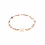 Náramok Amalia lotos bielo zlatý