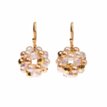 Náušnice Star M bielo zlaté