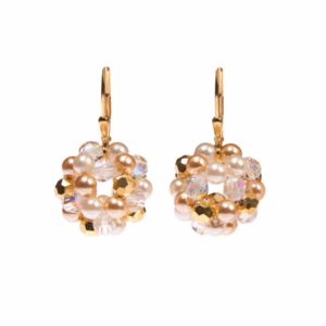 Náušnice Star M bielo zlaté