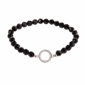 Náramok Crystal čierny