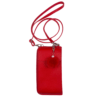 Kožená mini kabelka Handy červená