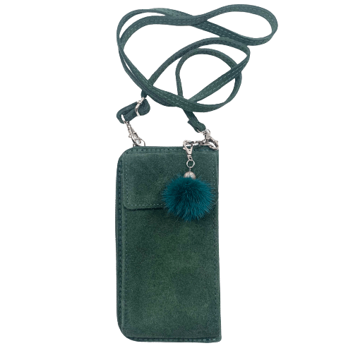 Kožená mini kabelka Handy zelená