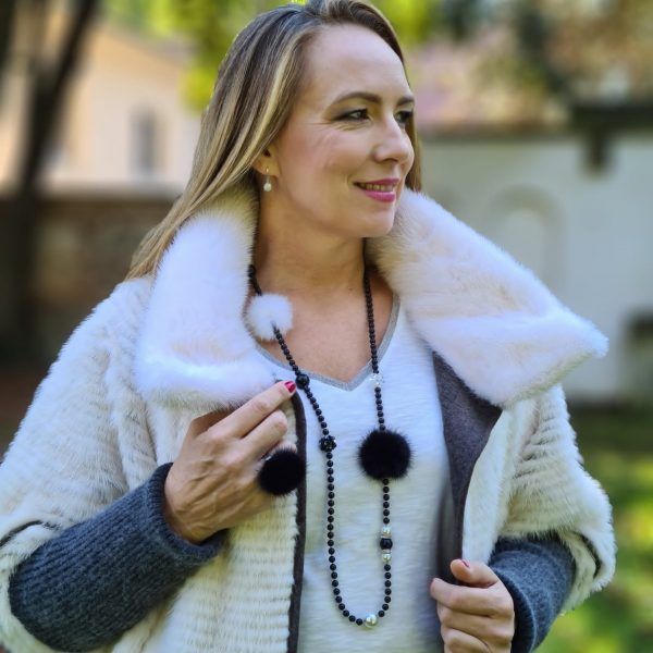 Noemi Duo náhrdelník čierny